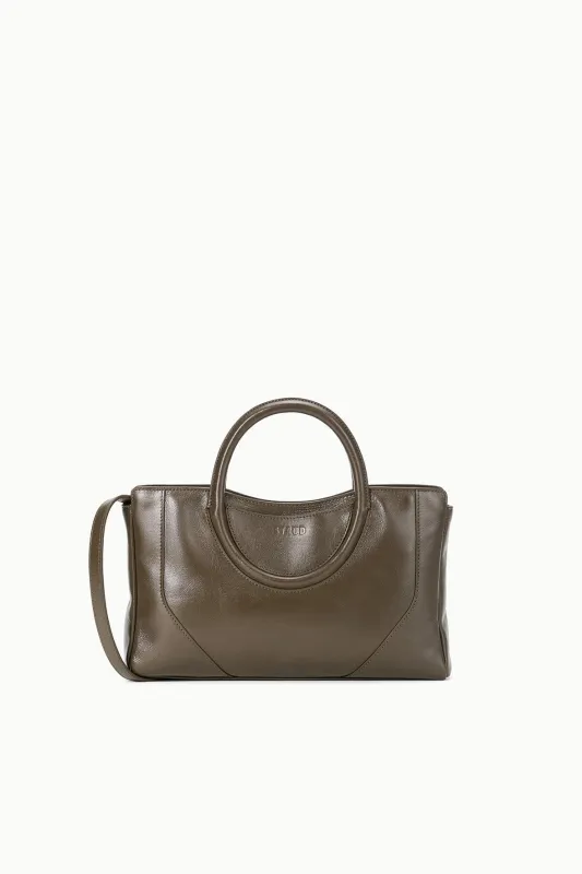 MAUDE MINI SATCHEL | TRUFFLE sold by STAUD