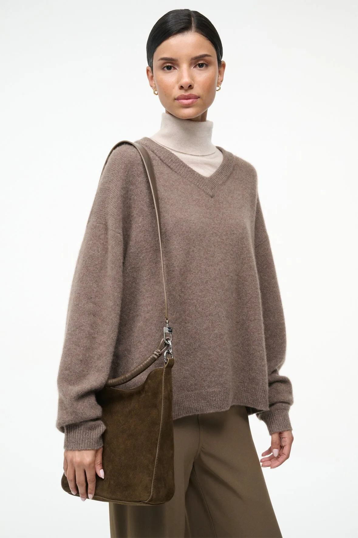 MEL SHOULDER BAG | TRUFFLE SUEDE sold by STAUD product image thumbnail 2