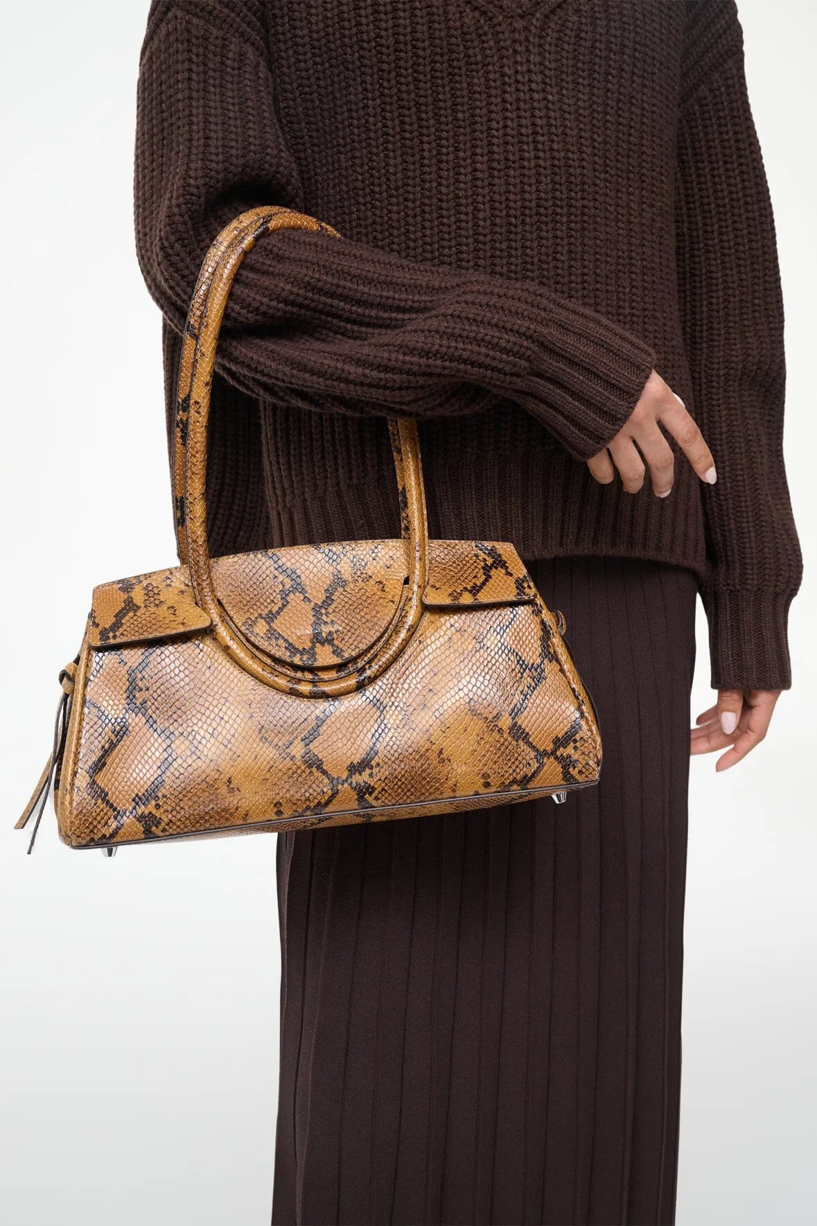 MAUDE SHOULDER BAG | SNAKE sold by STAUD product image thumbnail 4
