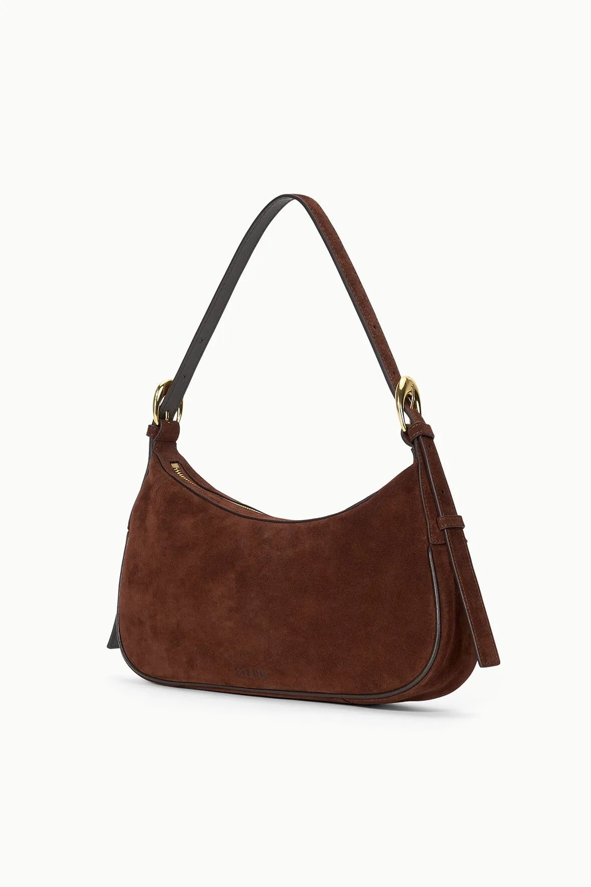PINE SHOULDER BAG | MAHOGANY SUEDE sold by STAUD product image thumbnail 3