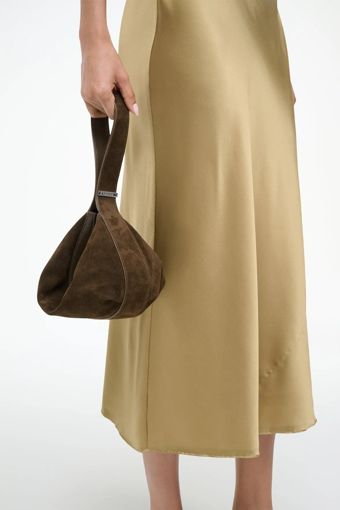 DEMY SHOULDER BAG | TRUFFLE SUEDE sold by STAUD product image thumbnail 4