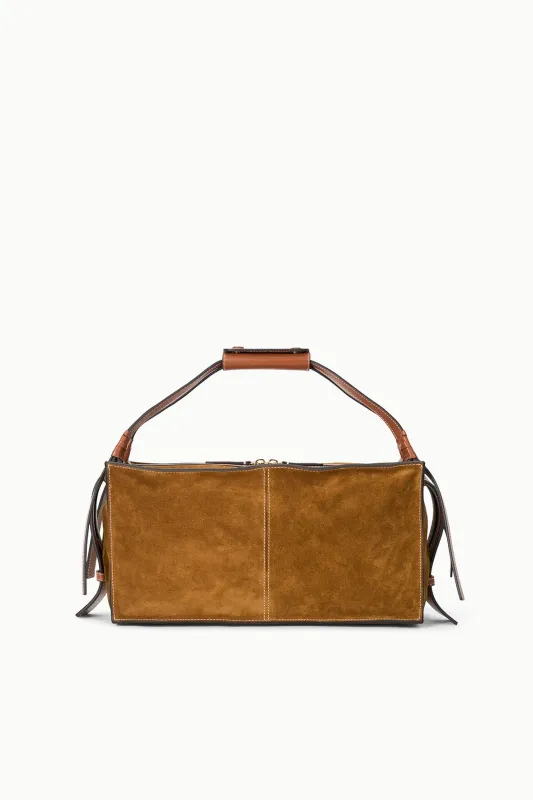 HAROLD BAG | TAN SUEDE sold by STAUD