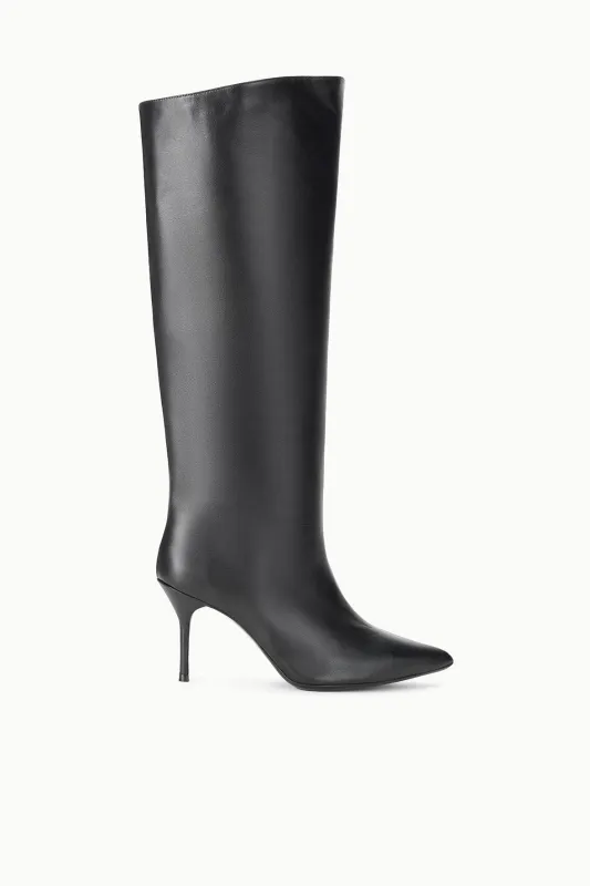 SEBASTIAN HIGH HEEL BOOT | BLACK sold by STAUD