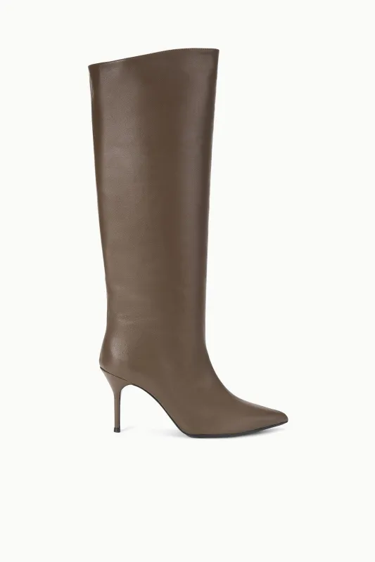 SEBASTIAN HIGH HEEL BOOT | TRUFFLE sold by STAUD
