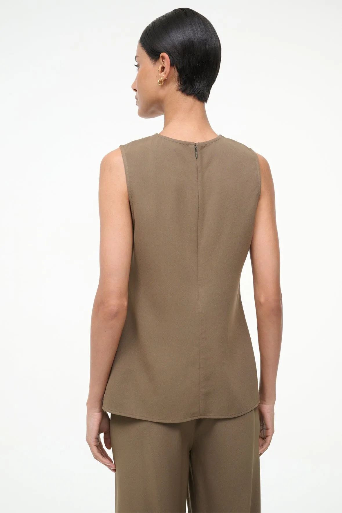 BRONTE TOP | TRUFFLE sold by STAUD product image thumbnail 4