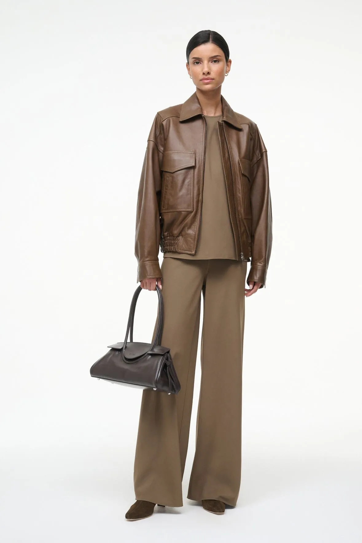 BRONTE TOP | TRUFFLE sold by STAUD product image thumbnail 5