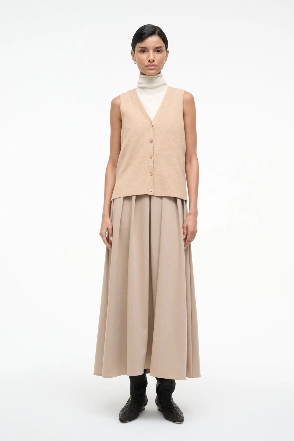 MADELINE DRESS | WHEAT sold by STAUD product image thumbnail 4