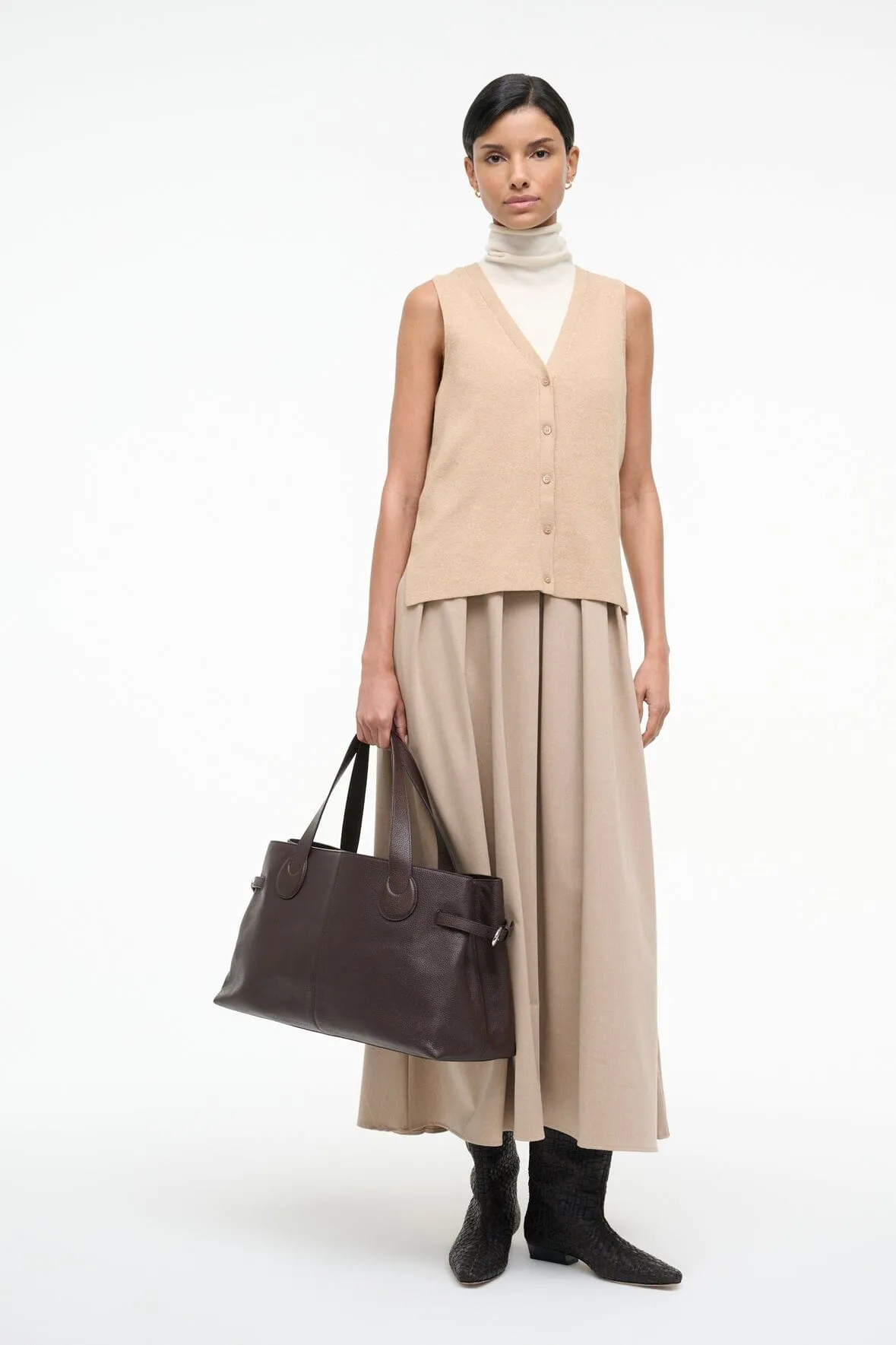 MADELINE DRESS | WHEAT sold by STAUD