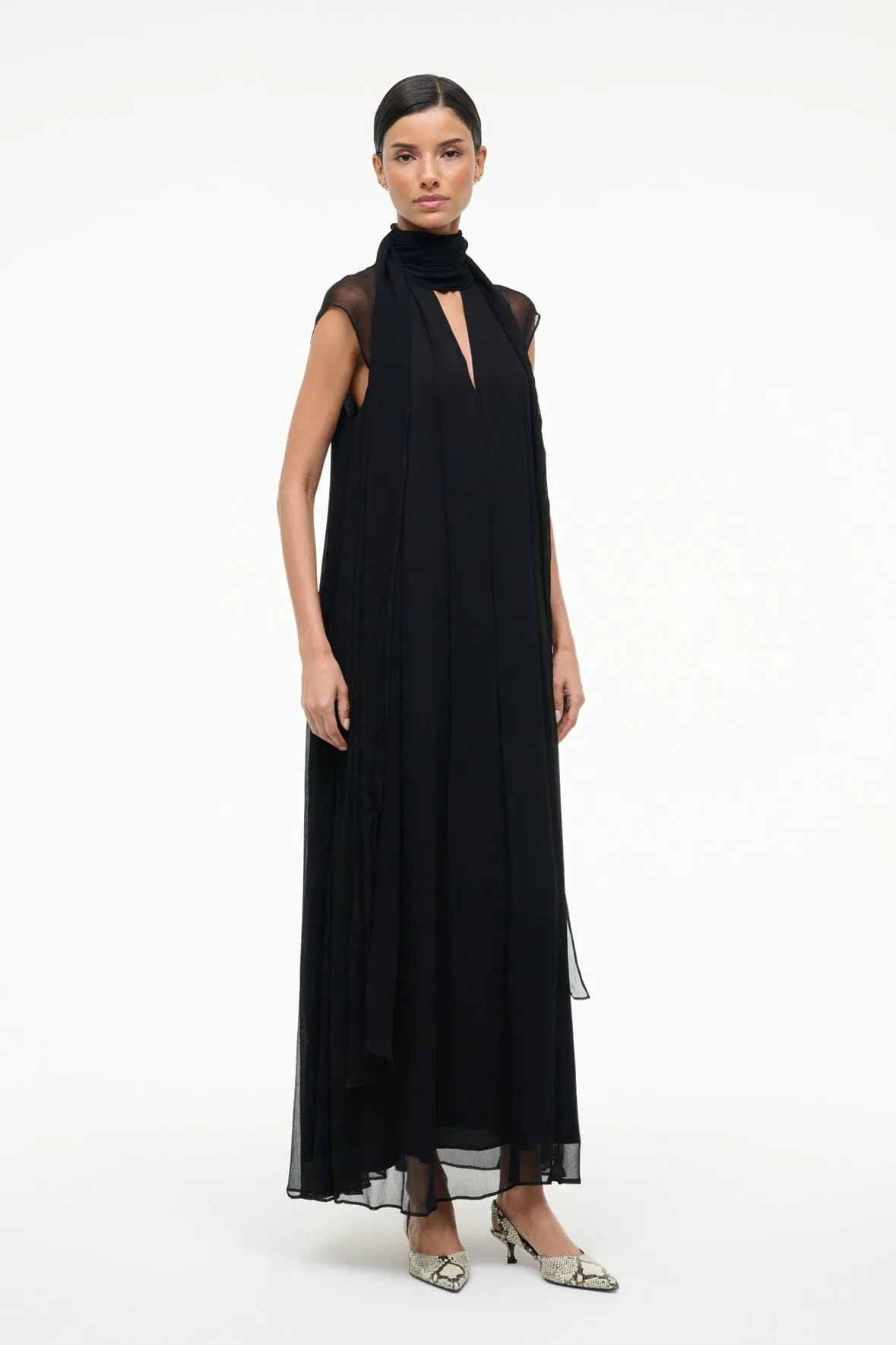 CAMILLA MAXI DRESS | BLACK sold by STAUD product image thumbnail 2