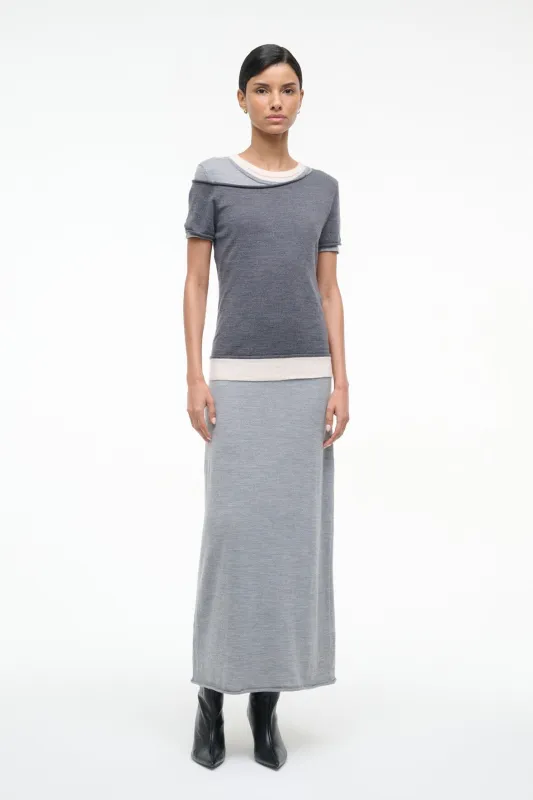 LYRIC DRESS | HEATHER GREY MULTI sold by STAUD