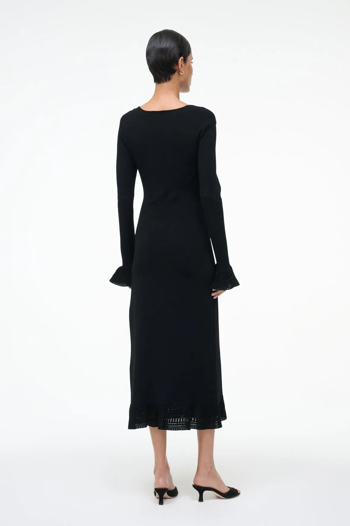 SHELLEY DRESS | BLACK sold by STAUD product image thumbnail 3