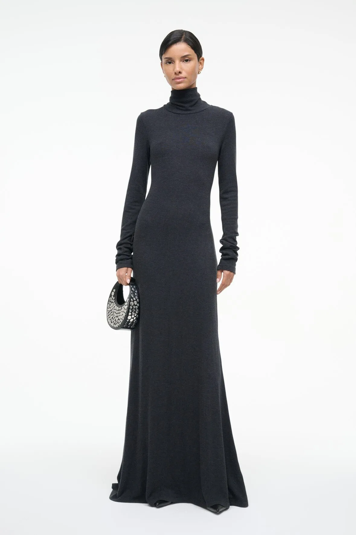 VANYA DRESS | CHARCOAL sold by STAUD product image thumbnail 3