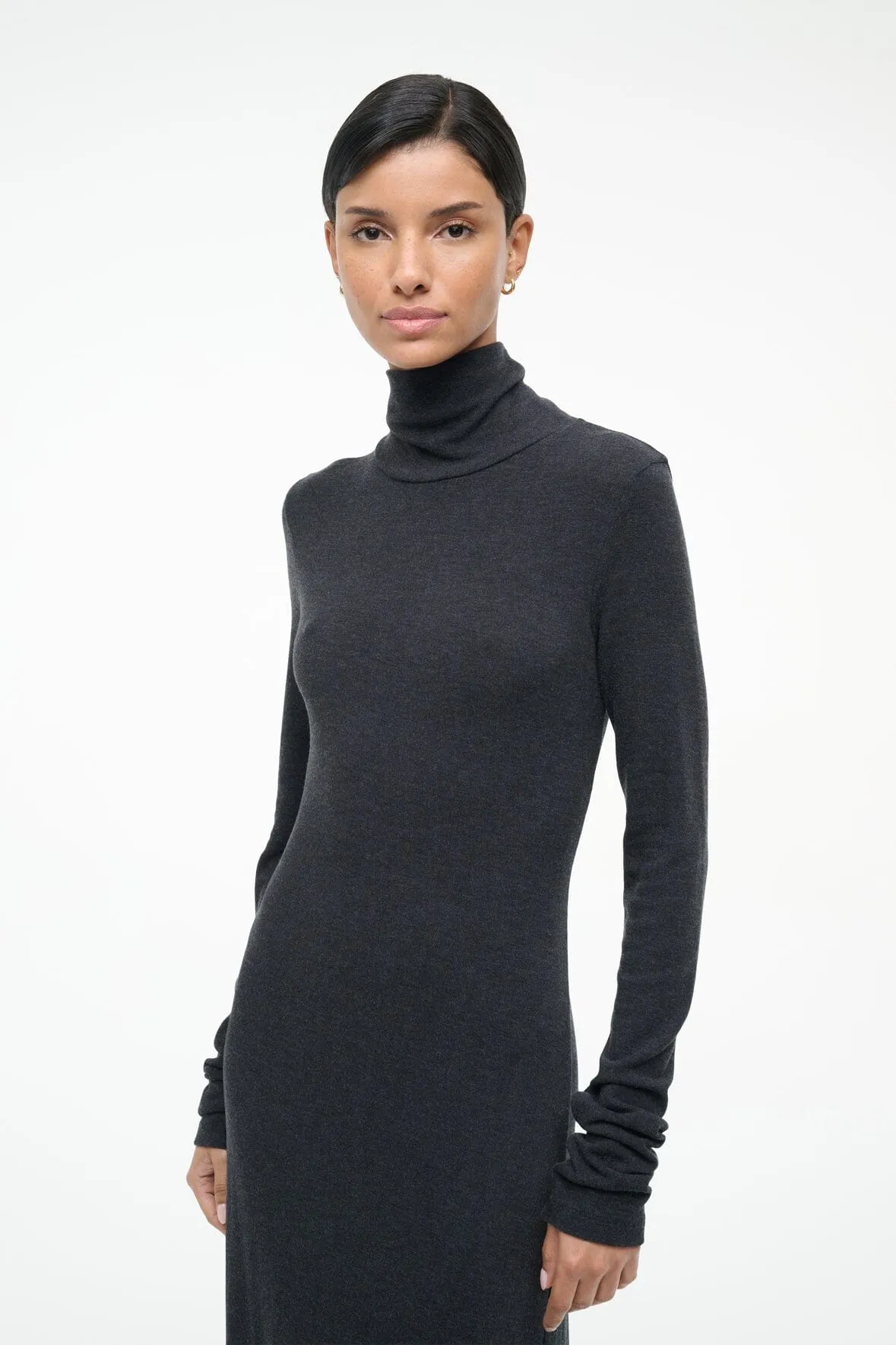 VANYA DRESS | CHARCOAL sold by STAUD product image thumbnail 2