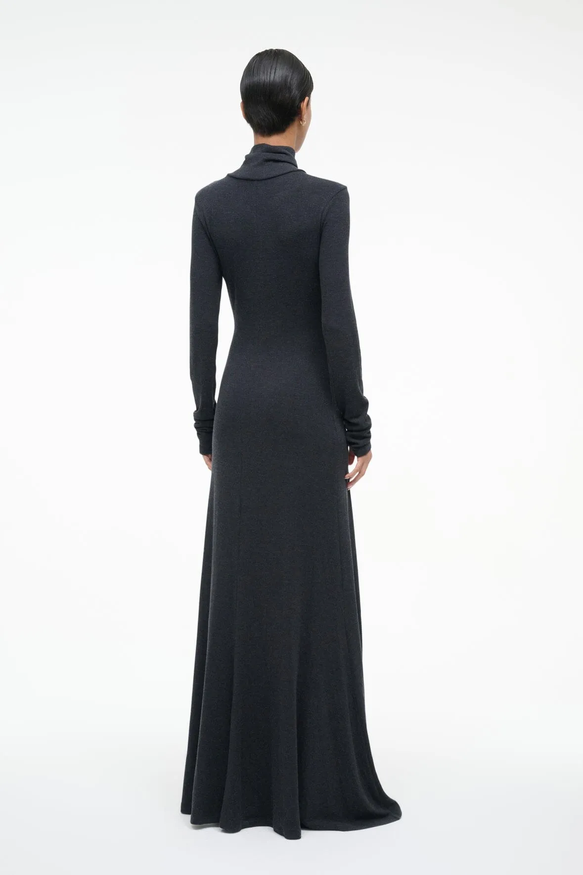 VANYA DRESS | CHARCOAL sold by STAUD product image thumbnail 4