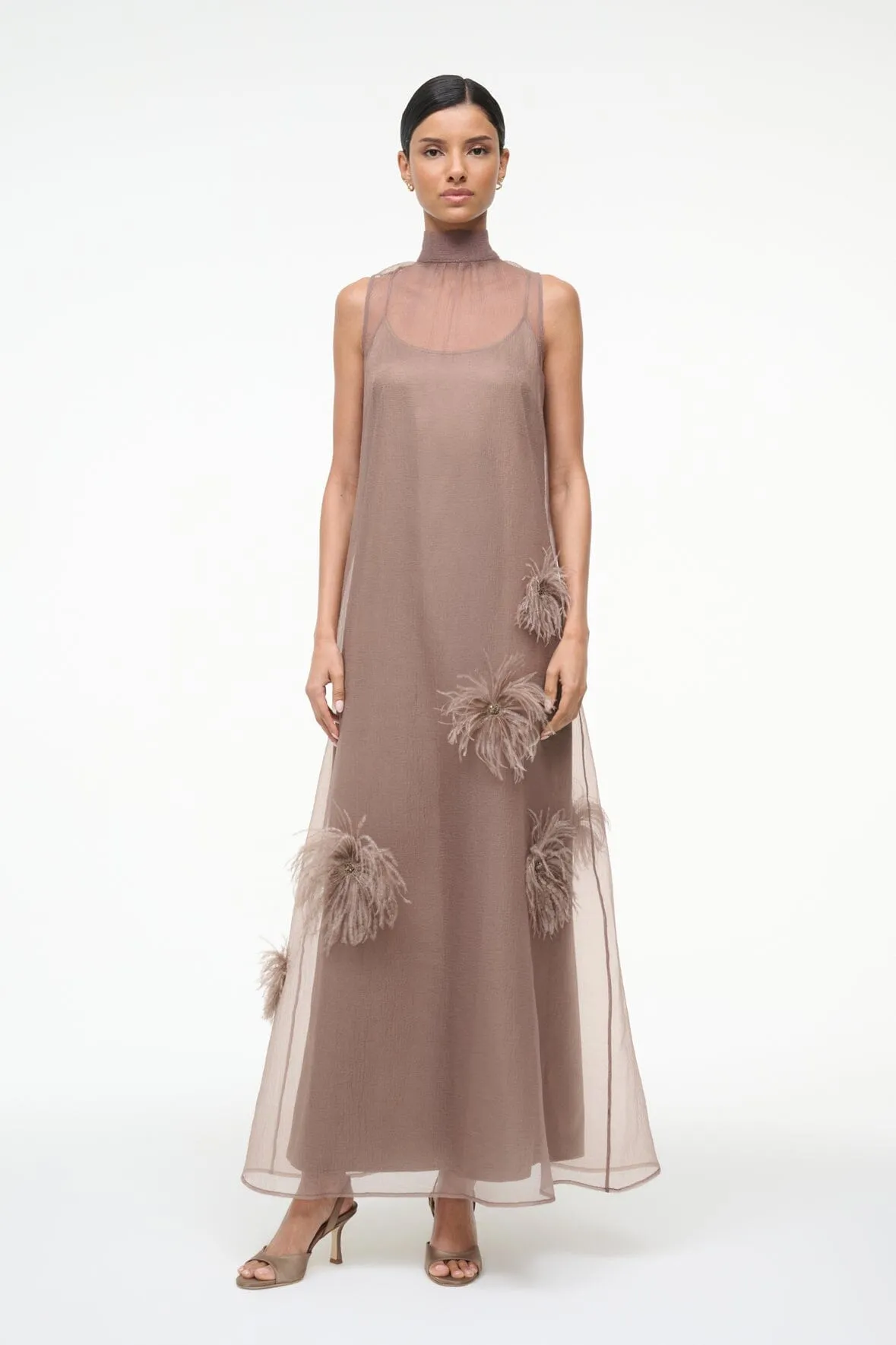 ALBEE DRESS | TRUFFLE sold by STAUD product image thumbnail 5