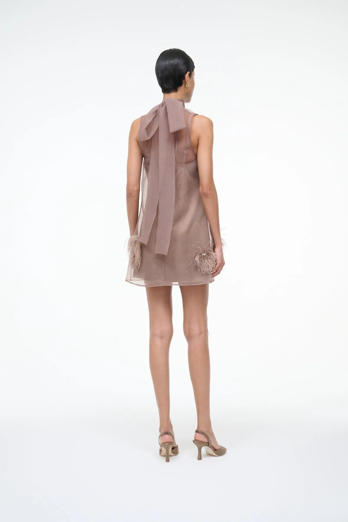 ALBEE MINI DRESS | TRUFFLE sold by STAUD product image thumbnail 4