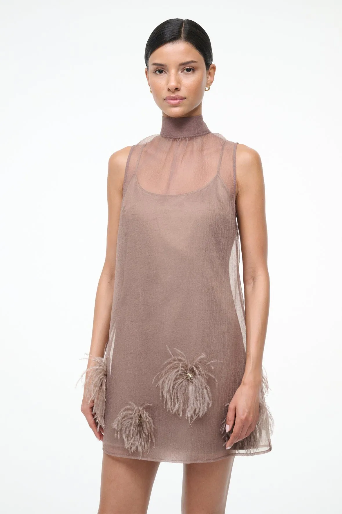 ALBEE MINI DRESS | TRUFFLE sold by STAUD product image thumbnail 2