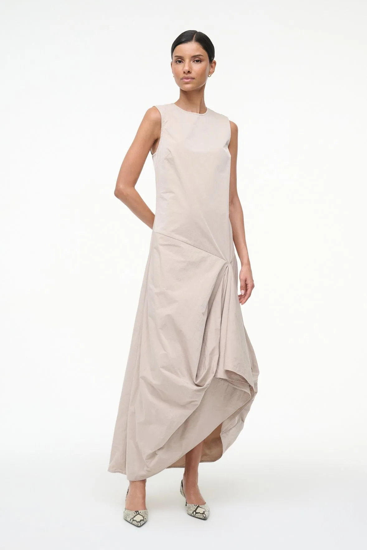 VIOLA DRESS | FAWN sold by STAUD product image thumbnail 2