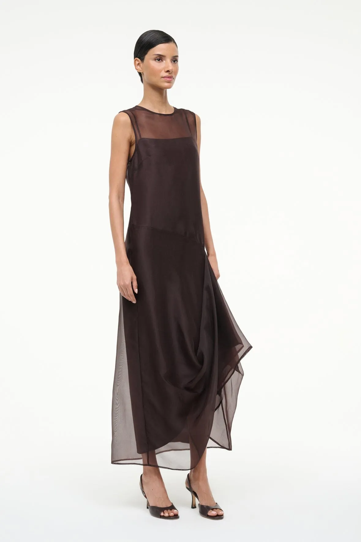 VIOLA DRESS | EARTH sold by STAUD product image thumbnail 2