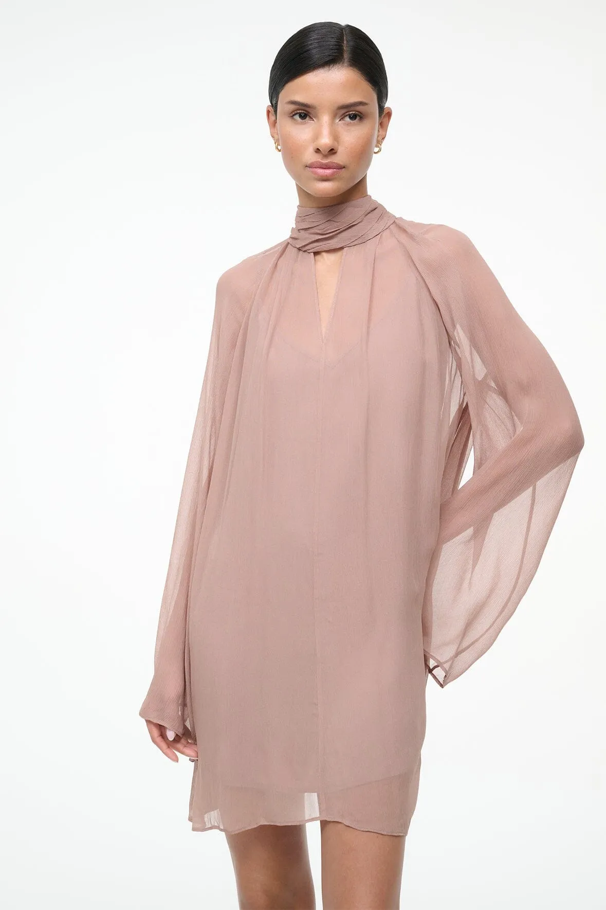 ESTHER MINI DRESS | TAUPE sold by STAUD product image thumbnail 2