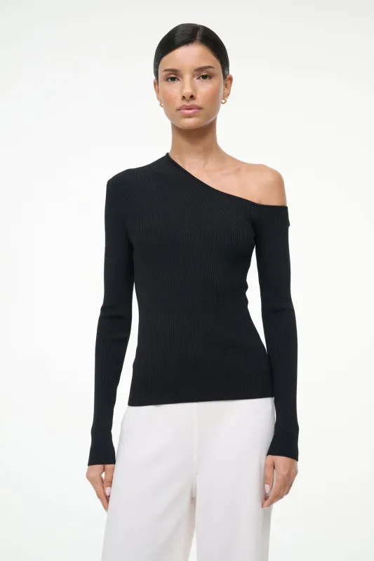 LOIS TOP | BLACK sold by STAUD