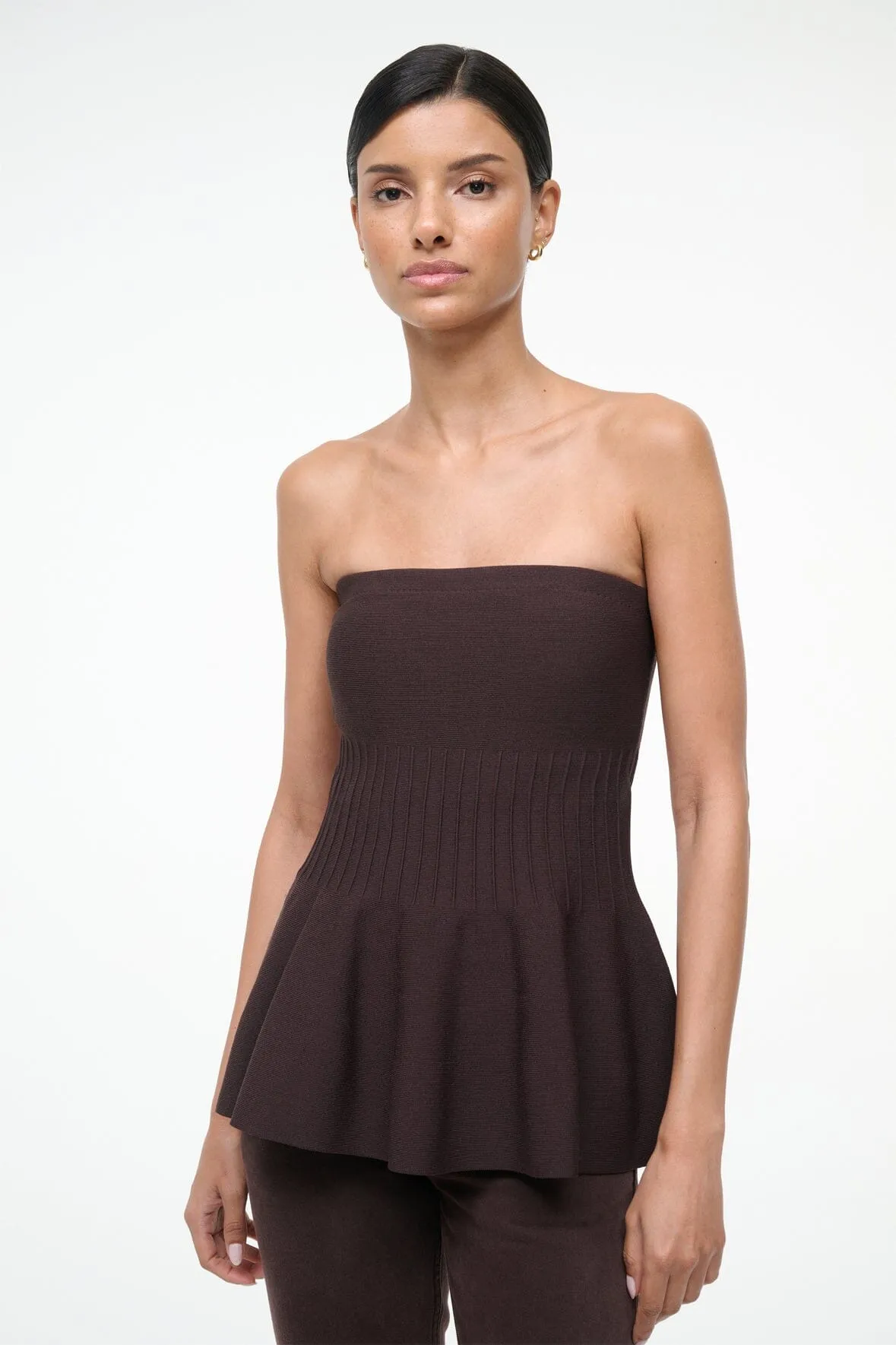 EVIE TOP | EARTH sold by STAUD