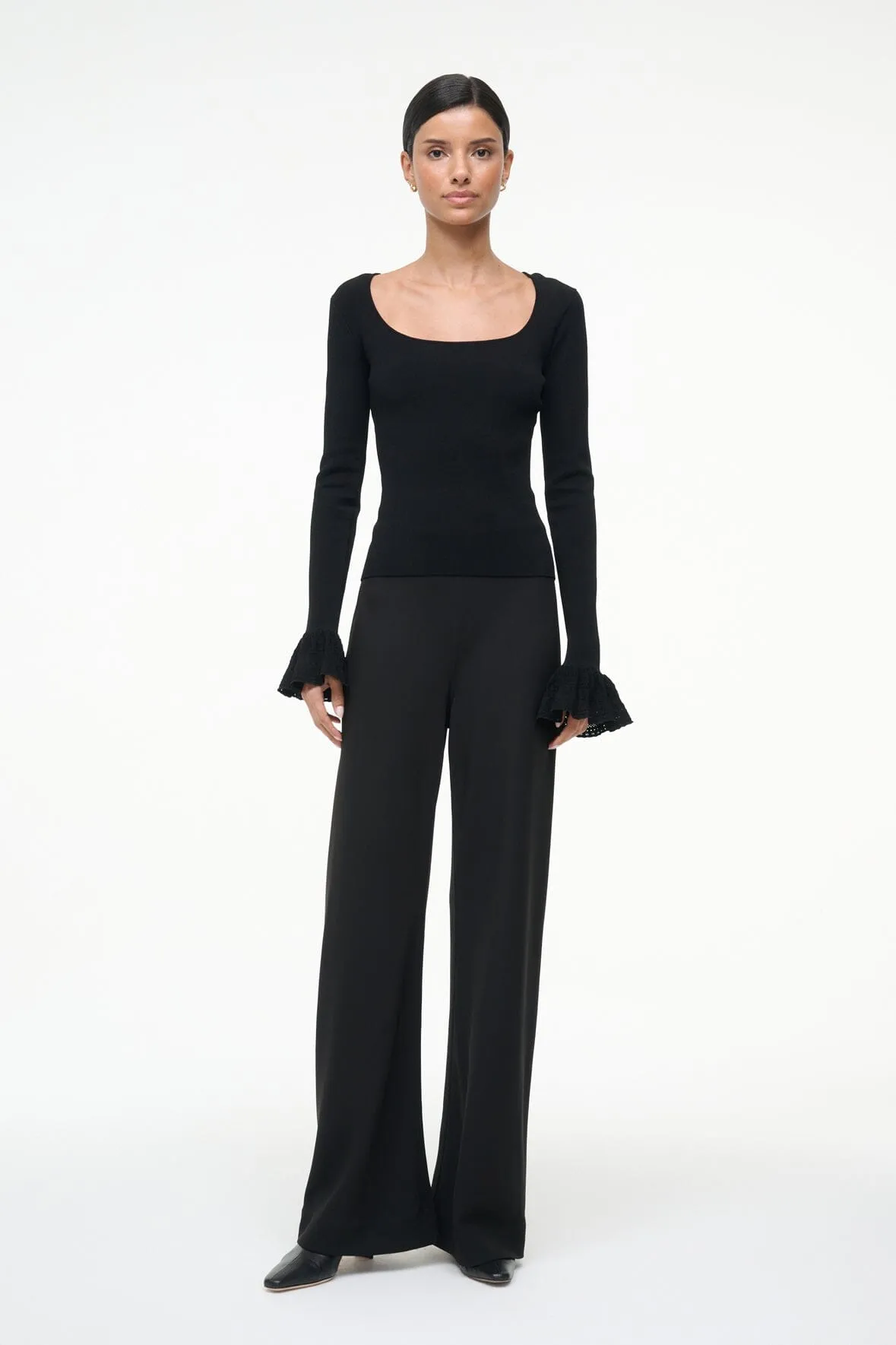 SHELLEY TOP | BLACK sold by STAUD product image thumbnail 2