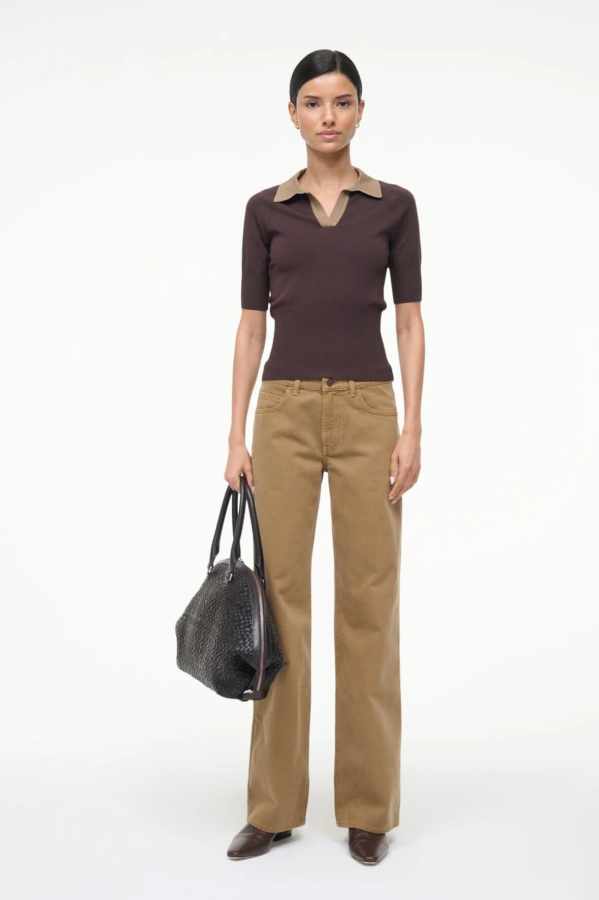 GENE TOP | EARTH TAUPE sold by STAUD product image thumbnail 4