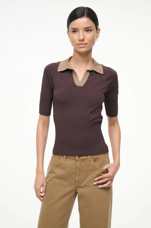 GENE TOP | EARTH TAUPE made by STAUD