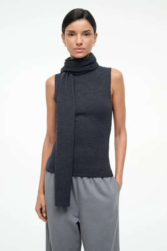 CANAL TOP | CHARCOAL made by STAUD