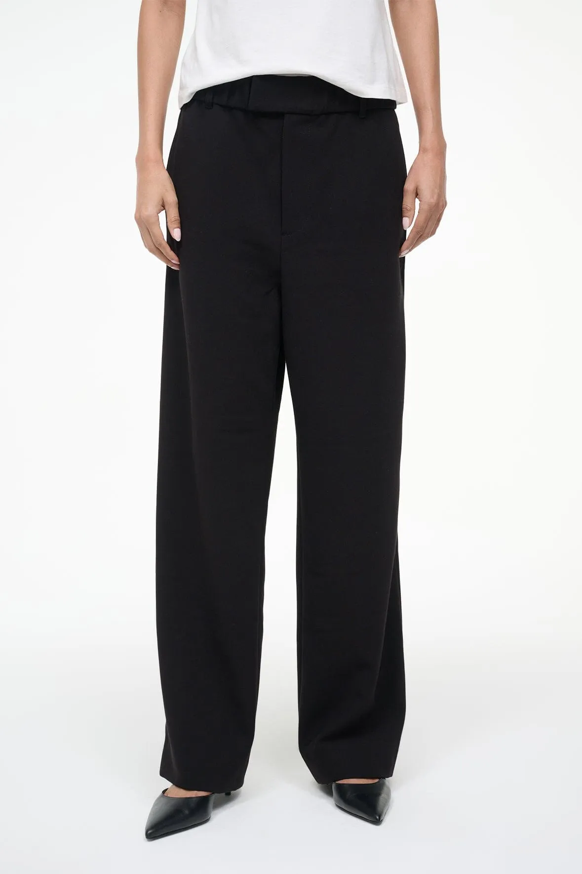 JEROME PANT | BLACK sold by STAUD product image thumbnail 2