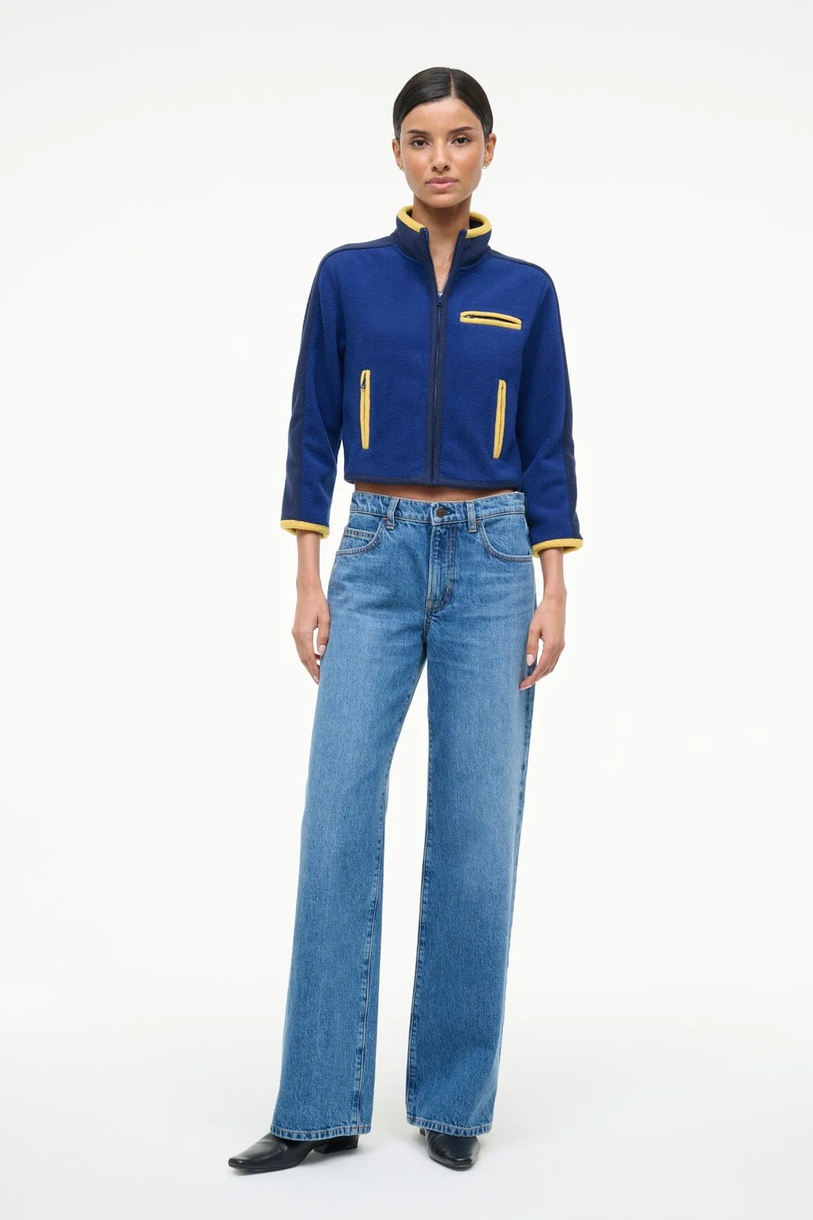 JETER JACKET | ROYAL CHARTREUSE sold by STAUD product image thumbnail 5