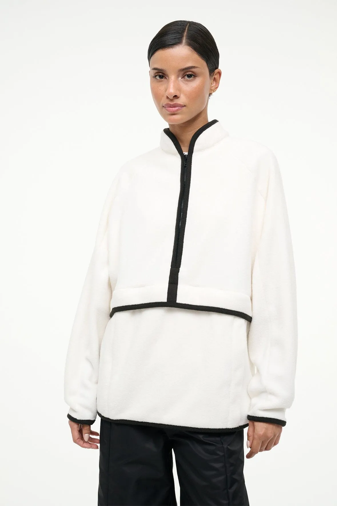 GRAF PULLOVER | IVORY BLACK sold by STAUD product image thumbnail 2