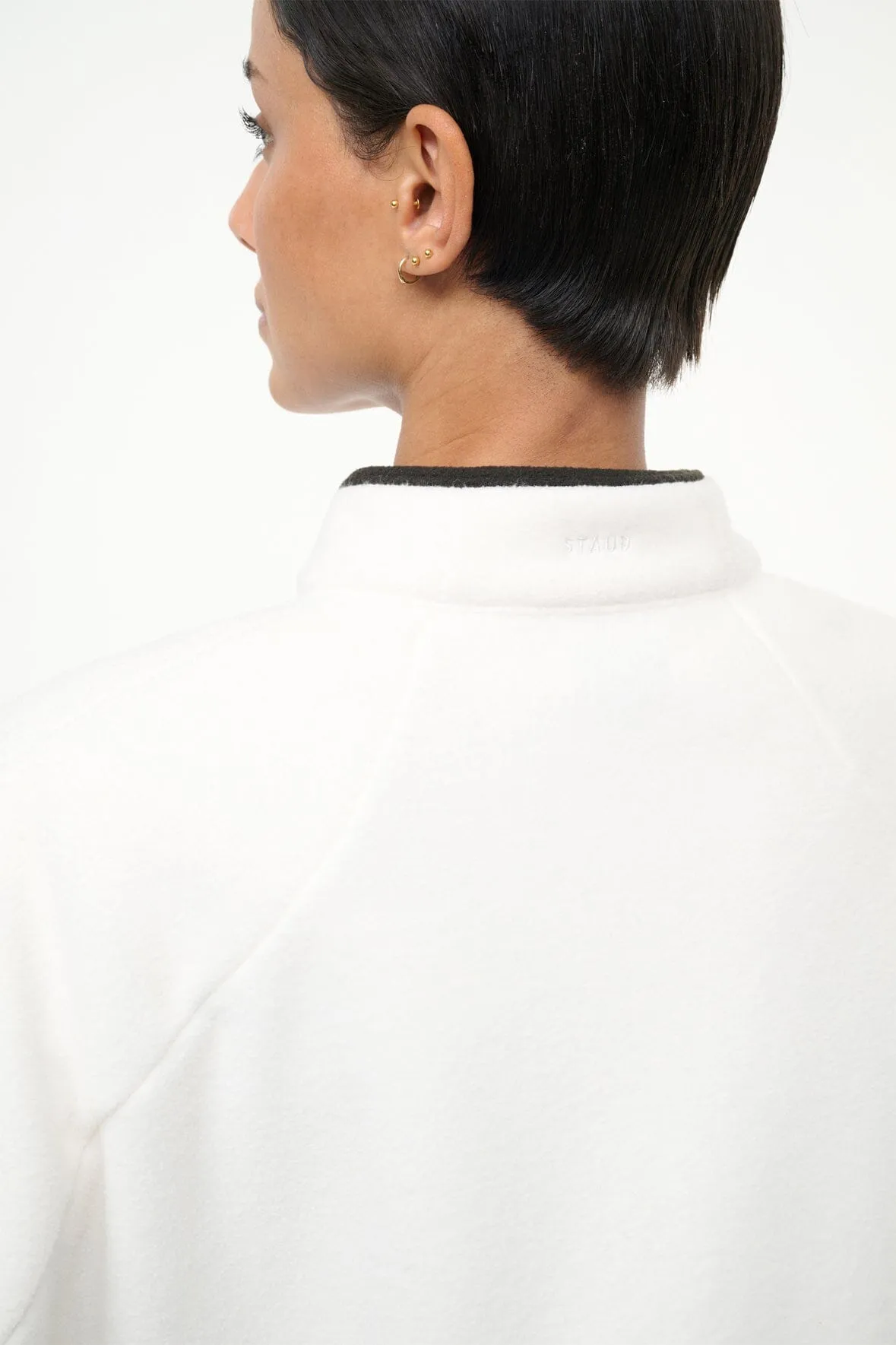 GRAF PULLOVER | IVORY BLACK sold by STAUD product image thumbnail 5