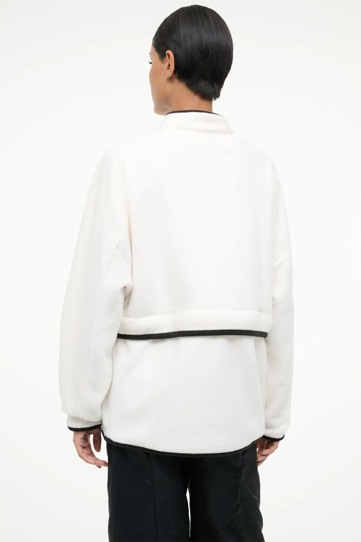 GRAF PULLOVER | IVORY BLACK sold by STAUD product image thumbnail 4