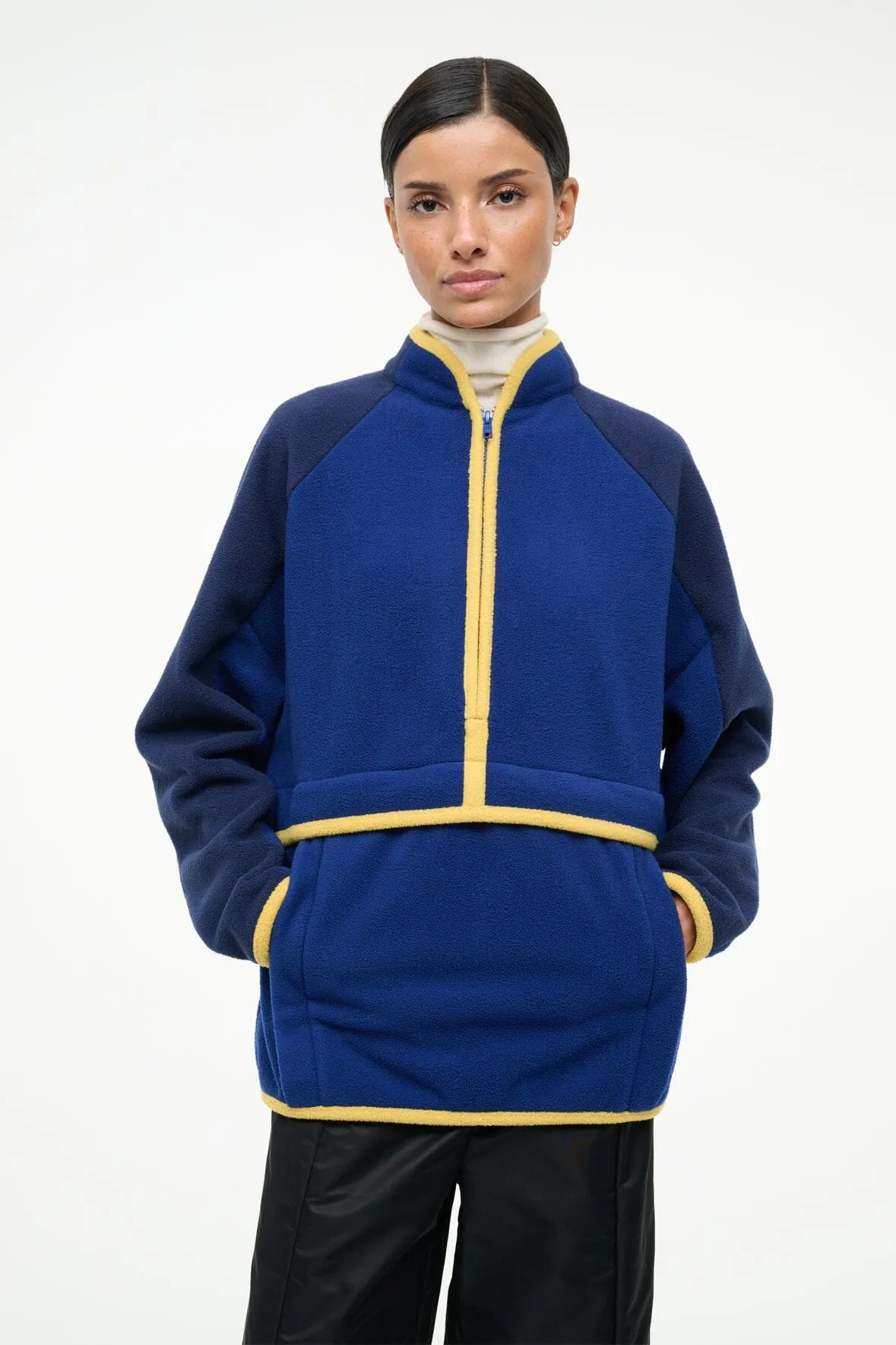GRAF PULLOVER | ROYAL CHARTREUSE sold by STAUD product image thumbnail 2