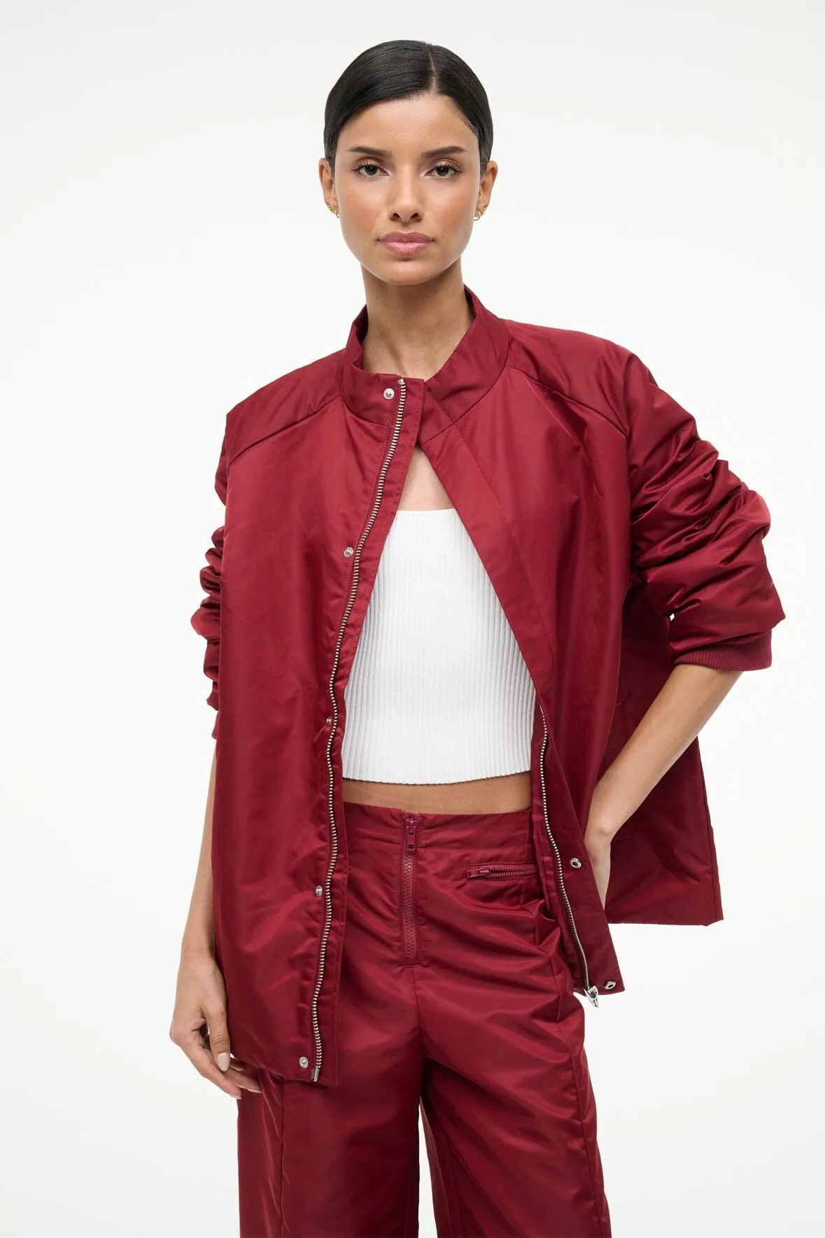 CAL JACKET | DEEP RED sold by STAUD product image thumbnail 2