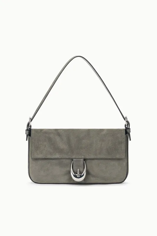 HARLOW BAG | STORM SUEDE sold by STAUD