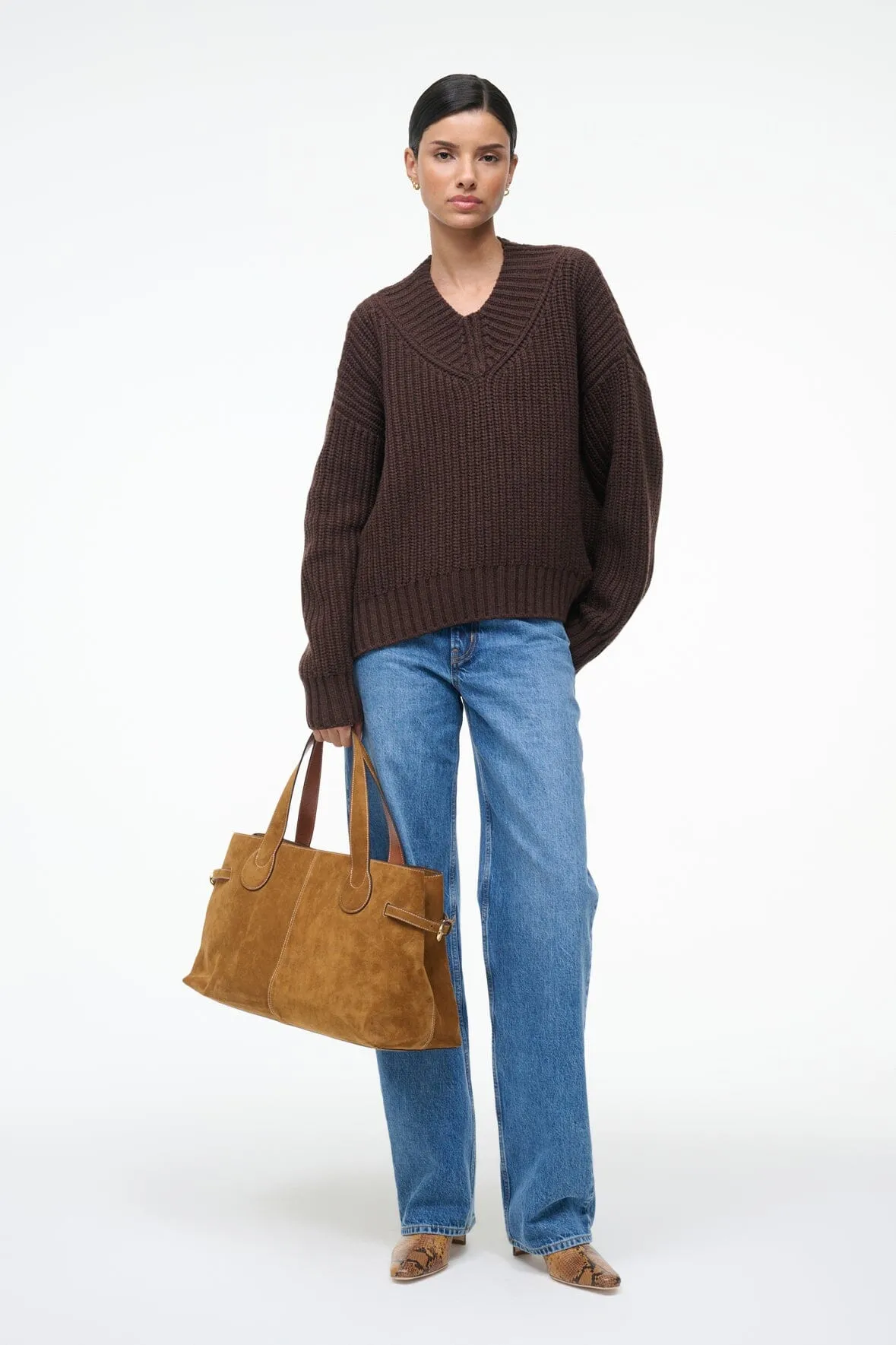 OTTO SWEATER | EARTH sold by STAUD product image thumbnail 2
