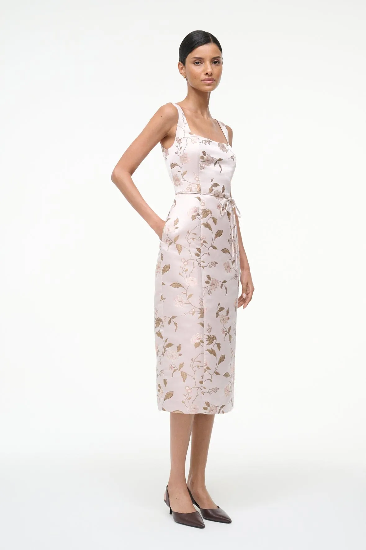 ZOE DRESS | ROSE GARDEN sold by STAUD product image thumbnail 4