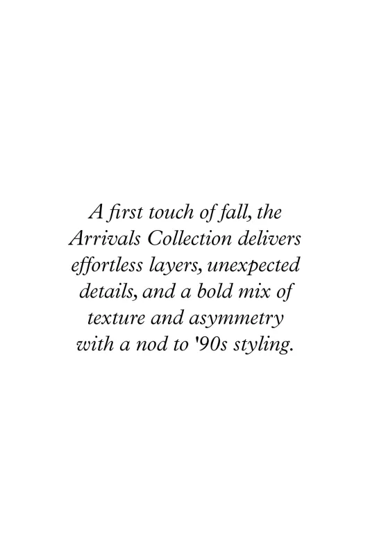 Arrivals Shop the Look sold by STAUD