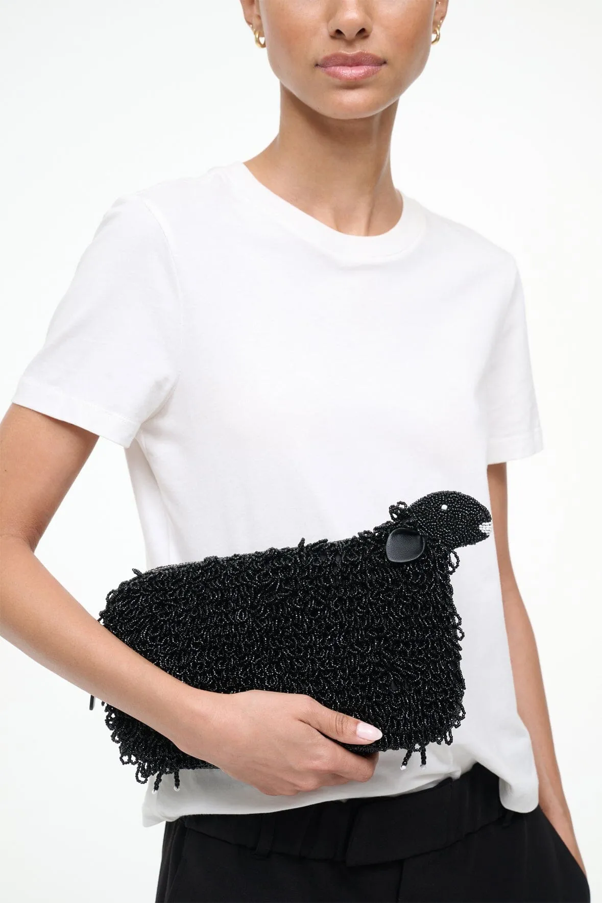 DOLLY BEADED CLUTCH | BLACK sold by STAUD product image thumbnail 2