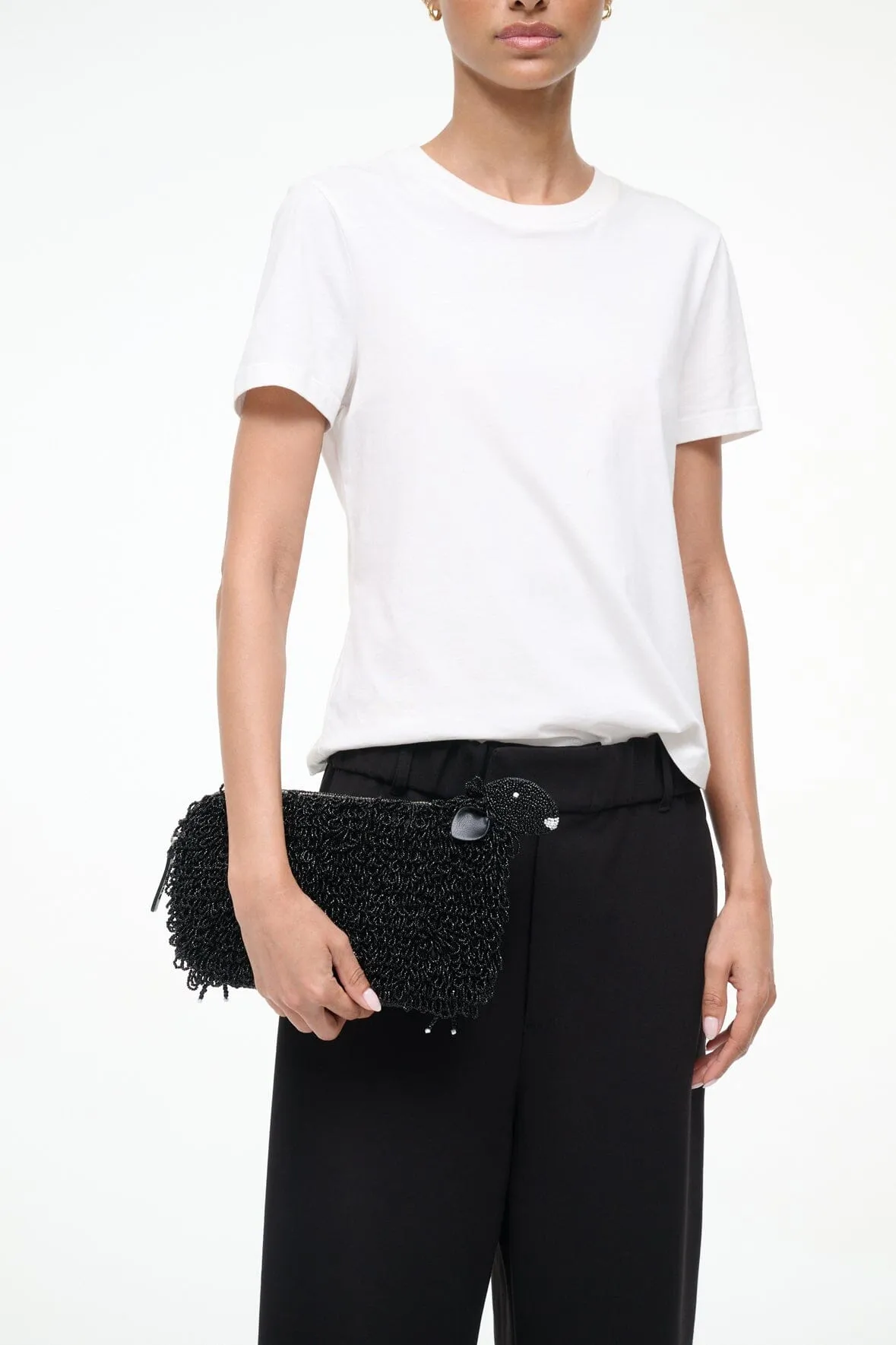 DOLLY BEADED CLUTCH | BLACK sold by STAUD product image thumbnail 4
