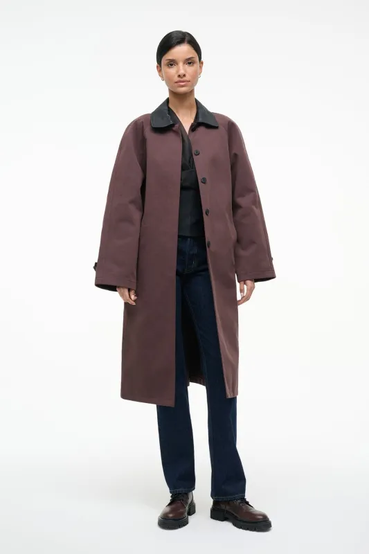 JONAH LONG COAT | EARTH sold by STAUD