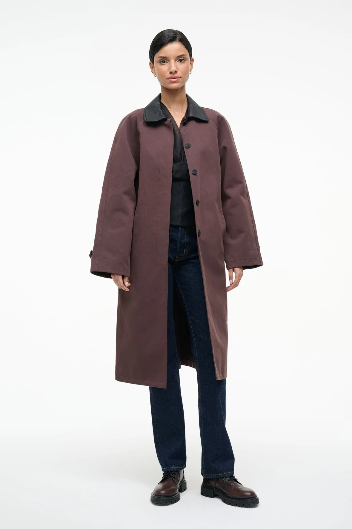 JONAH LONG COAT | EARTH sold by STAUD