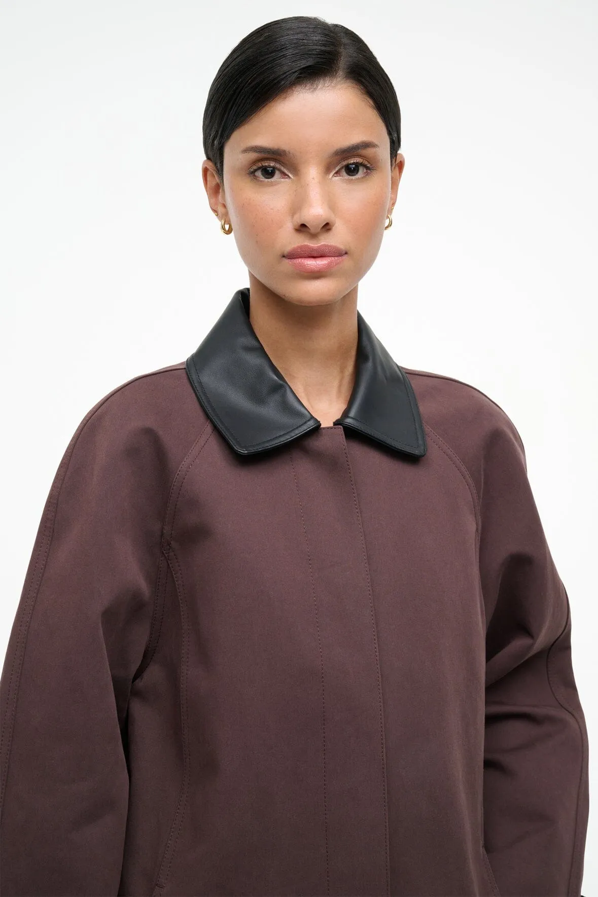 JONAH LONG COAT | EARTH sold by STAUD product image thumbnail 5