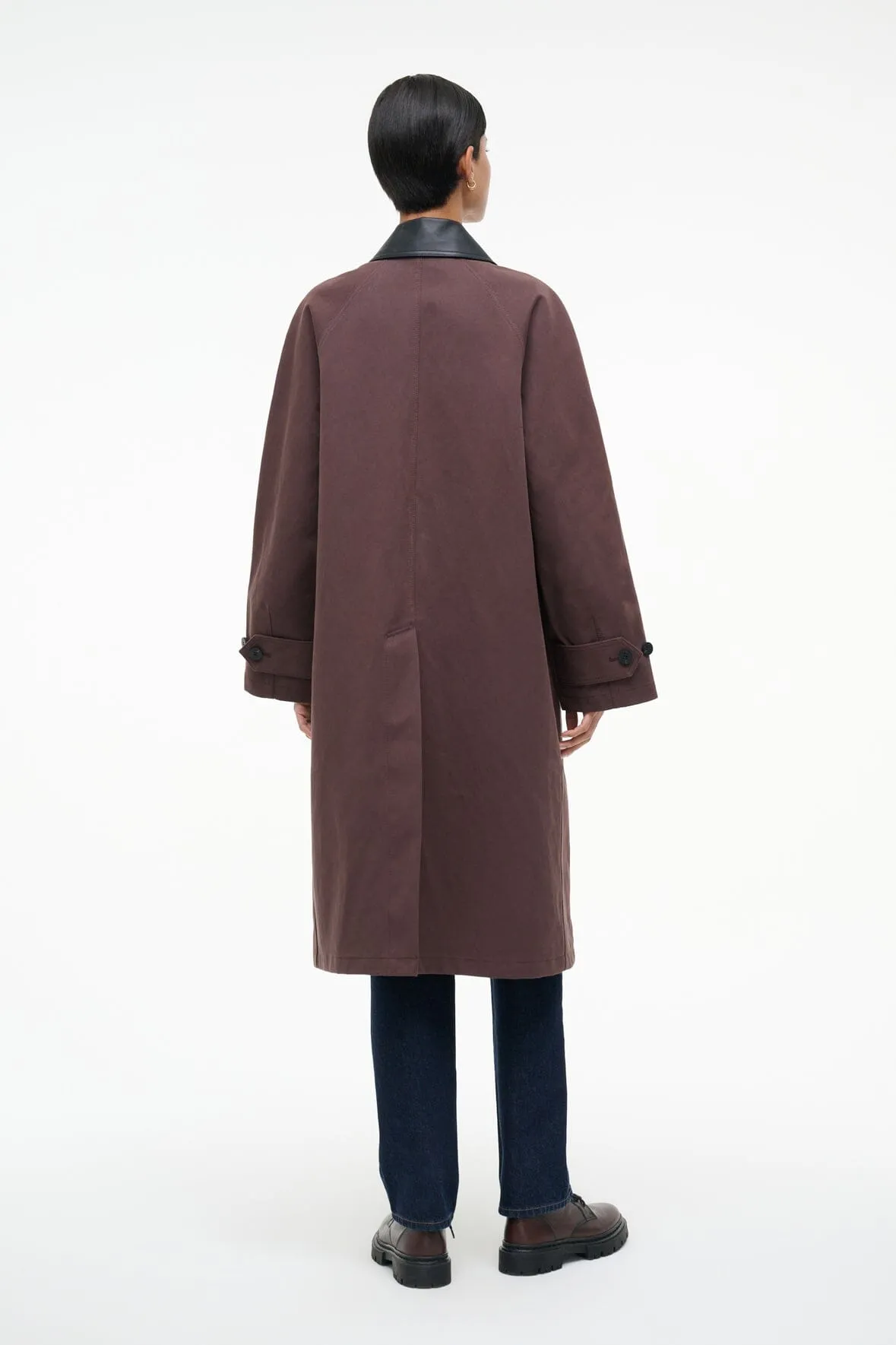 JONAH LONG COAT | EARTH sold by STAUD product image thumbnail 4