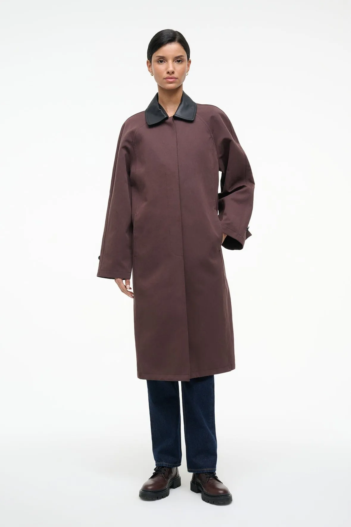 JONAH LONG COAT | EARTH sold by STAUD product image thumbnail 2