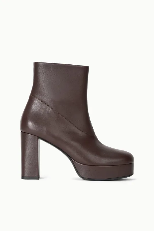 JODIE PLATFORM ANKLE BOOT | ESPRESSO sold by STAUD