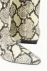 WALLY FLAT BOOT | WHITE SNAKE sold by STAUD